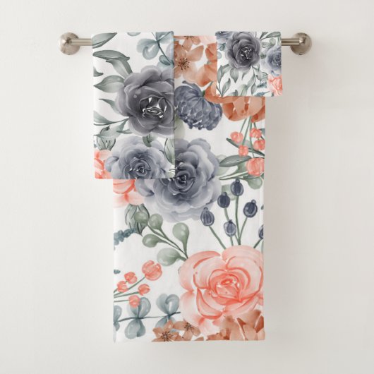 Fleurs tendance orange gris  (En situation)