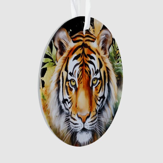 Fleurs Tiger Pastel Safari Aquarelle Savannah (devant)