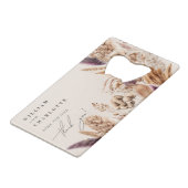 Fleurs tropicales bohémiennes Photo mariage Faveur (Devant Angle)