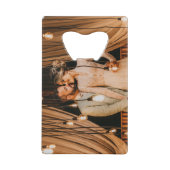 Fleurs tropicales bohémiennes Photo mariage Faveur (Dos)