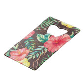 Fleurs tropicales colorées Arrière - plan foncé (Devant Angle)