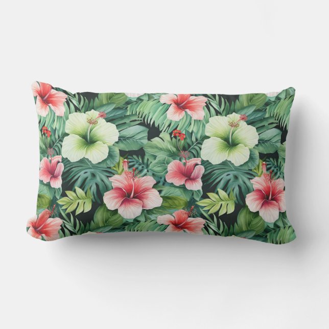 Fleurs tropicales Coussin extérieur (Recto)