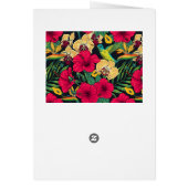 Fleurs tropicales et colibri - Botanica d'été (Dos)