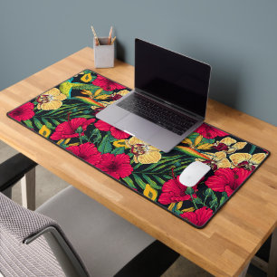 Fleurs tropicales et colibri - Botanica d'été