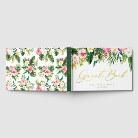 Fleurs tropicales et verdure Mariage d'été (Complet)