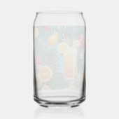 fleurs tropicales, fruits colorés Boissons Set (Verso)