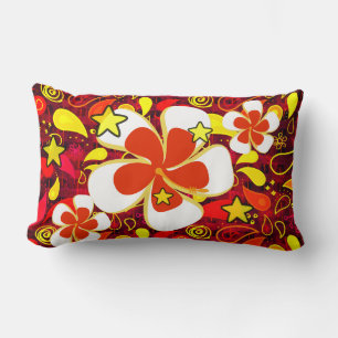 Fleurs tropicales Lance Oreiller