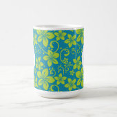 Fleurs tropicales Mug personnalisé (Centre)