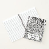 Fleurs tropicales Palm Trees 2025 Journal (Intérieur)