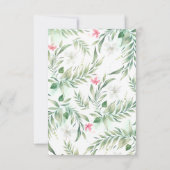 Fleurs tropicales Plage Party RSVP (Dos)