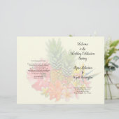 Fleurs tropicales Programme de mariage d'ananas pl (Debout devant)