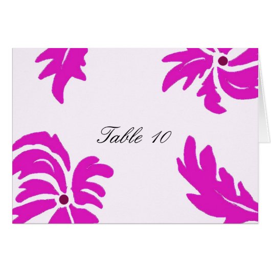 Fleurs tropicales roses (Devant Horizontal)