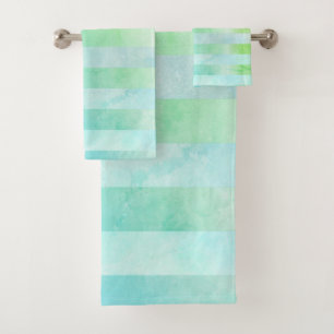 Fleurs turquoise Abstraites en aquarelle