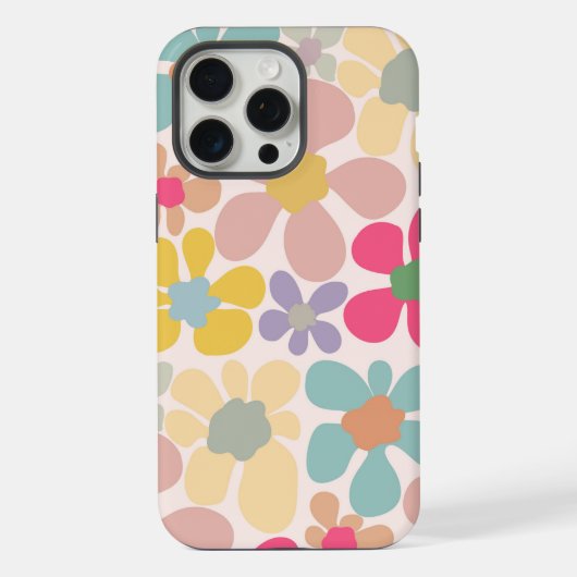 Fleurs Vagues Pastel Retro (Verso)