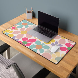 Fleurs Vagues Pastel Retro