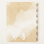 fleurs vert émeraude et or beige (Dos)