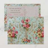 Fleurs Victoriennes - Carte postale / RSVP / Carte (Devant / Derrière)