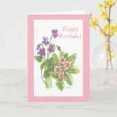 Fleurs vides de naissance de février de carte (Fleur jaune)