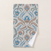 Fleurs Vintage Gris (Serviette à main)