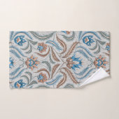 Fleurs Vintage Gris (Serviette à main)