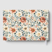Fleurs Vintage Romantiques Pêche (Verso)