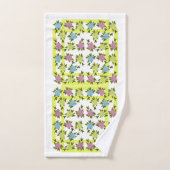 Fleurs vintages (Serviette à main)