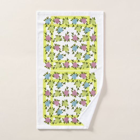 Fleurs vintages (Serviette à main)