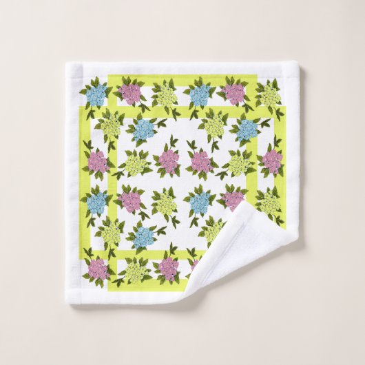 Fleurs vintages (Gant de toilette)