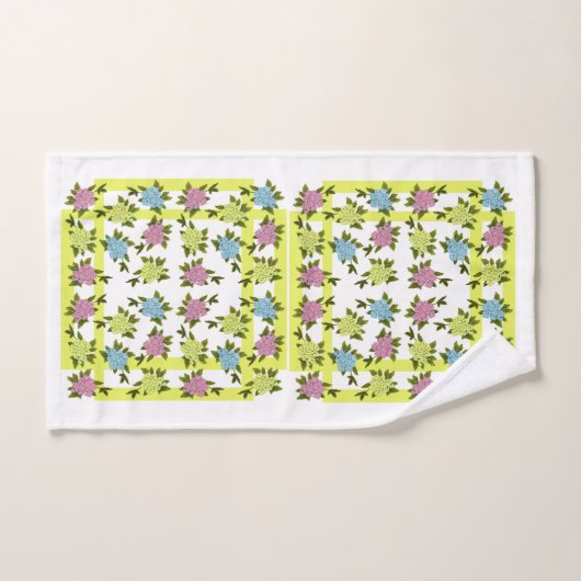 Fleurs vintages (Serviette à main)