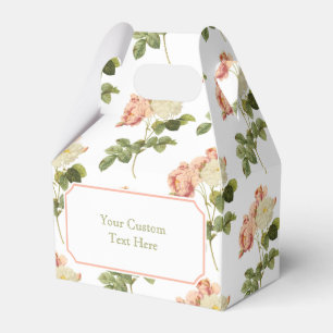 Fleurs vintages ballotins personnalisés 2