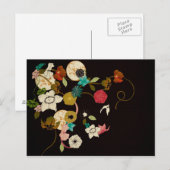 Fleurs vintages Carte postale (Devant / Derrière)