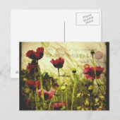 Fleurs vintages Carte postale (Devant / Derrière)
