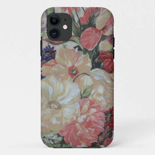 Fleurs vintages coque iphone (Dos)