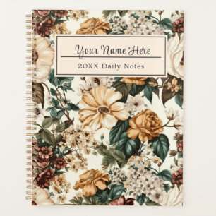 Fleurs vintages d'ivoire, Motif Rose multicolore
