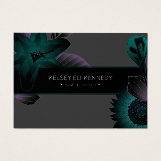 Fleurs vintages élégantes funérailles (Devant)