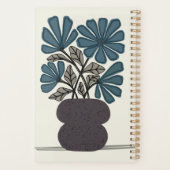 Fleurs vintages en bleu (Dos)