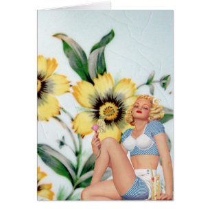 Fleurs vintages et jaunes