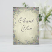 Fleurs vintages et Merci Mariage papillon (Debout devant)