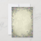 Fleurs vintages et Merci Mariage papillon (Dos)