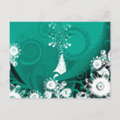 Fleurs Vintages faire-part de mariage-blanches (Dos)