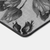 Fleurs vintages florales, noires et blanches (Coin)