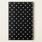 Fleurs Vintages Noires Noir Stylisées Points Monog (Dos)