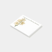 Fleurs vintages Post-it notes personnalisées 1 (Incliné)