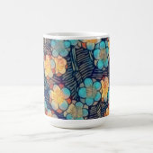 Fleurs Vintages primitives Art Mug Cup (Centre)