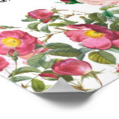 Fleurs Vintages romantiques Tableau de siège Maria (Coin)