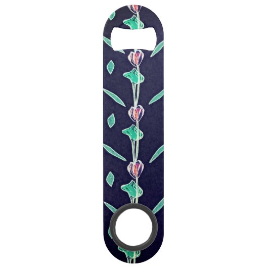 Fleurs violettes (Dos)