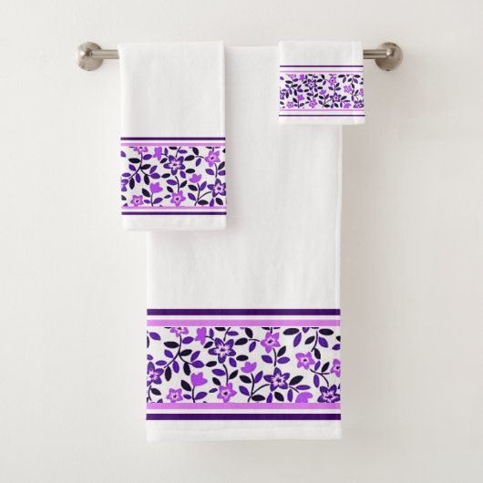 Fleurs violettes (En situation)
