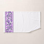 Fleurs violettes (Serviette à main)