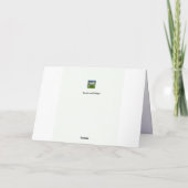 Fleurs violettes Carte d'anniversaire (Dos)