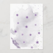 fleurs violettes carte de sièges vert (Dos)